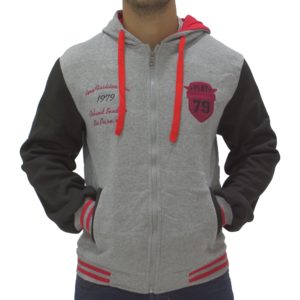 Casaco moletom com capuz masculino